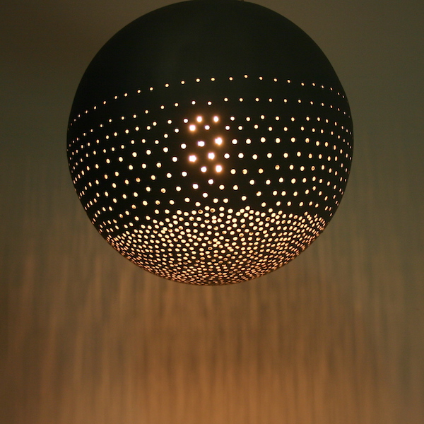 projection of light onto wall